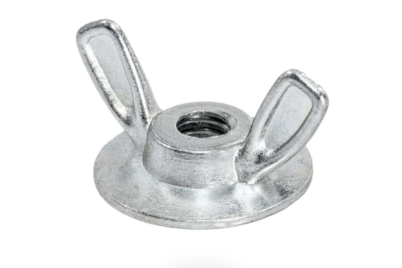 Mighty Fasteners Zinc Die-Cast Washered Wing Nuts, 1/4"-20, 100-Pack - Image 1